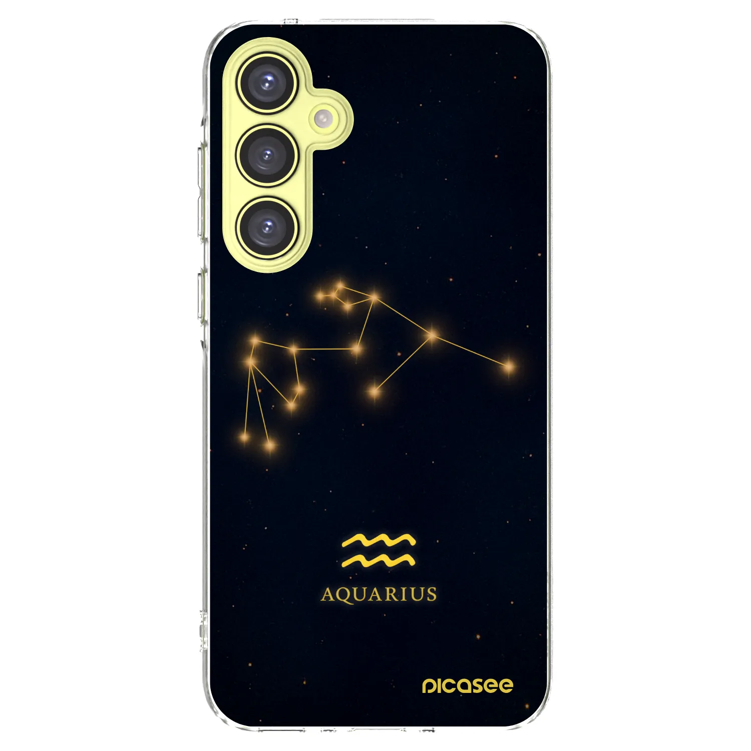 Picasee silikonový průhledný obal pro Samsung Galaxy A35 5G A356B - AQUARIUS