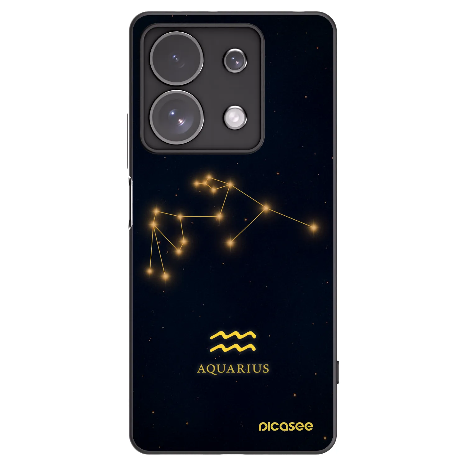 Picasee silikonový černý obal pro Xiaomi Redmi Note 13 Pro 4G - AQUARIUS