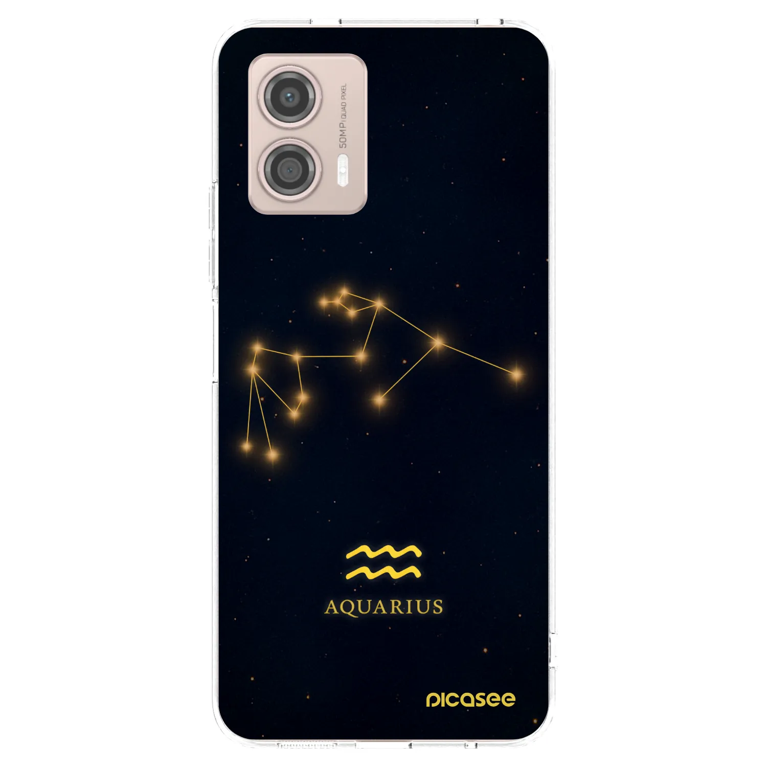 Picasee silikonový průhledný obal pro Motorola Moto G53 5G - AQUARIUS