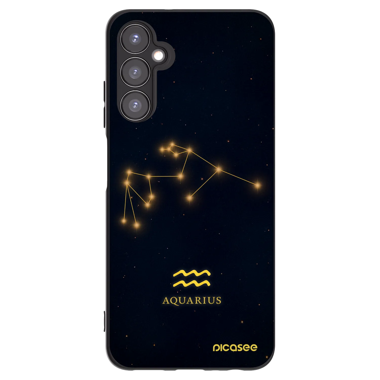Picasee silikonový černý obal pro Samsung Galaxy A05s A057G - AQUARIUS