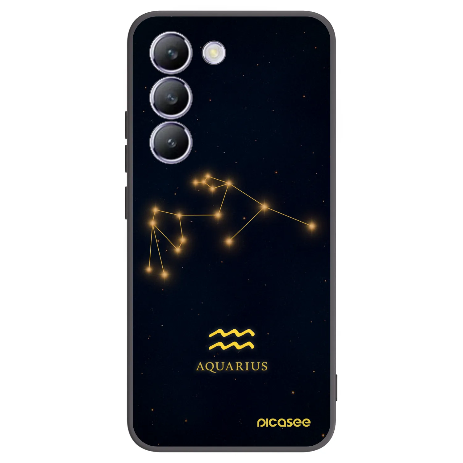 Picasee silikonový černý obal pro Vivo V40 SE 5G - AQUARIUS