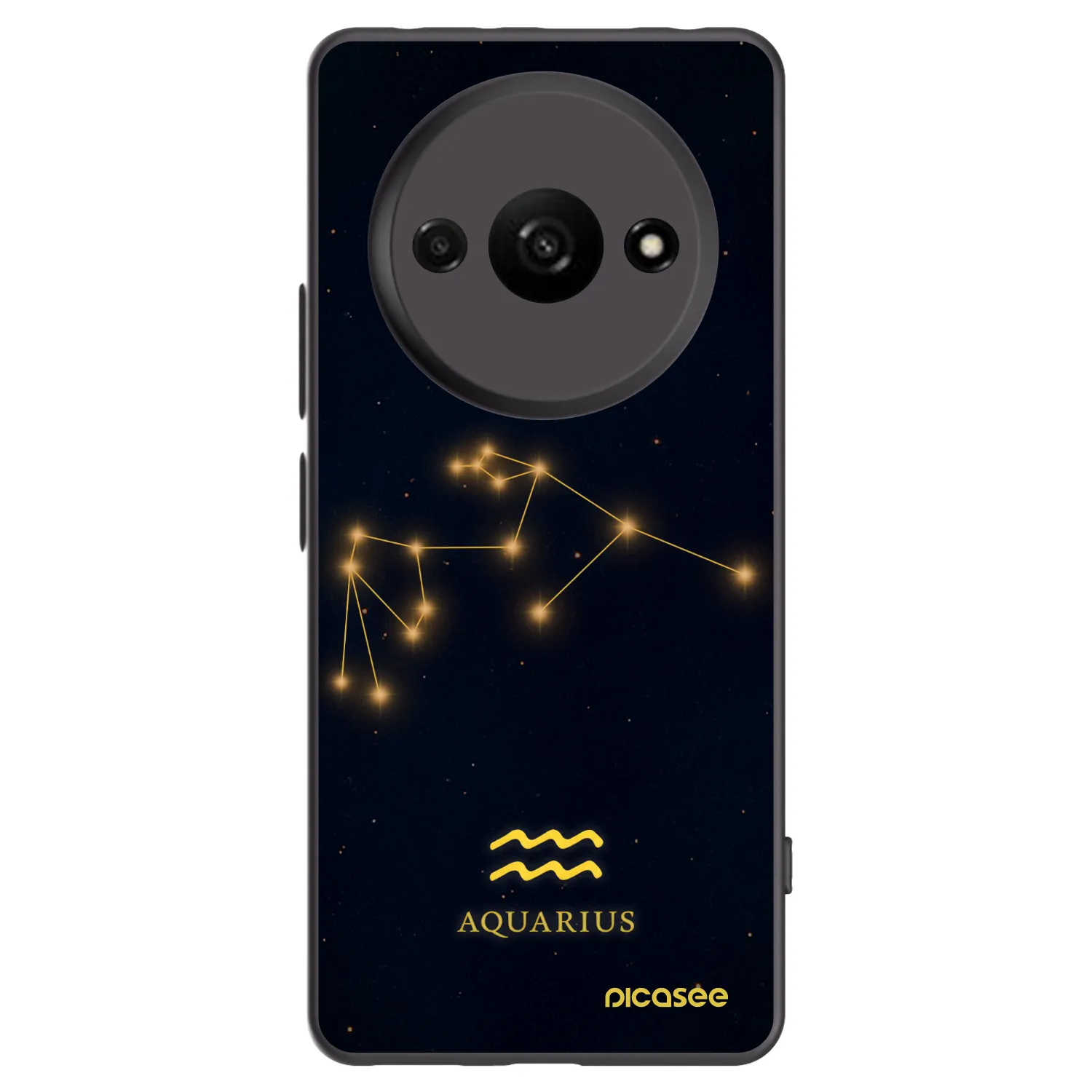 Picasee silikonový černý obal pro Xiaomi Redmi A3 - AQUARIUS