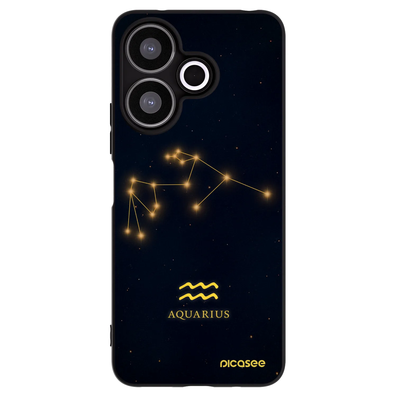 Picasee silikonový černý obal pro Xiaomi Redmi 13 4G - AQUARIUS