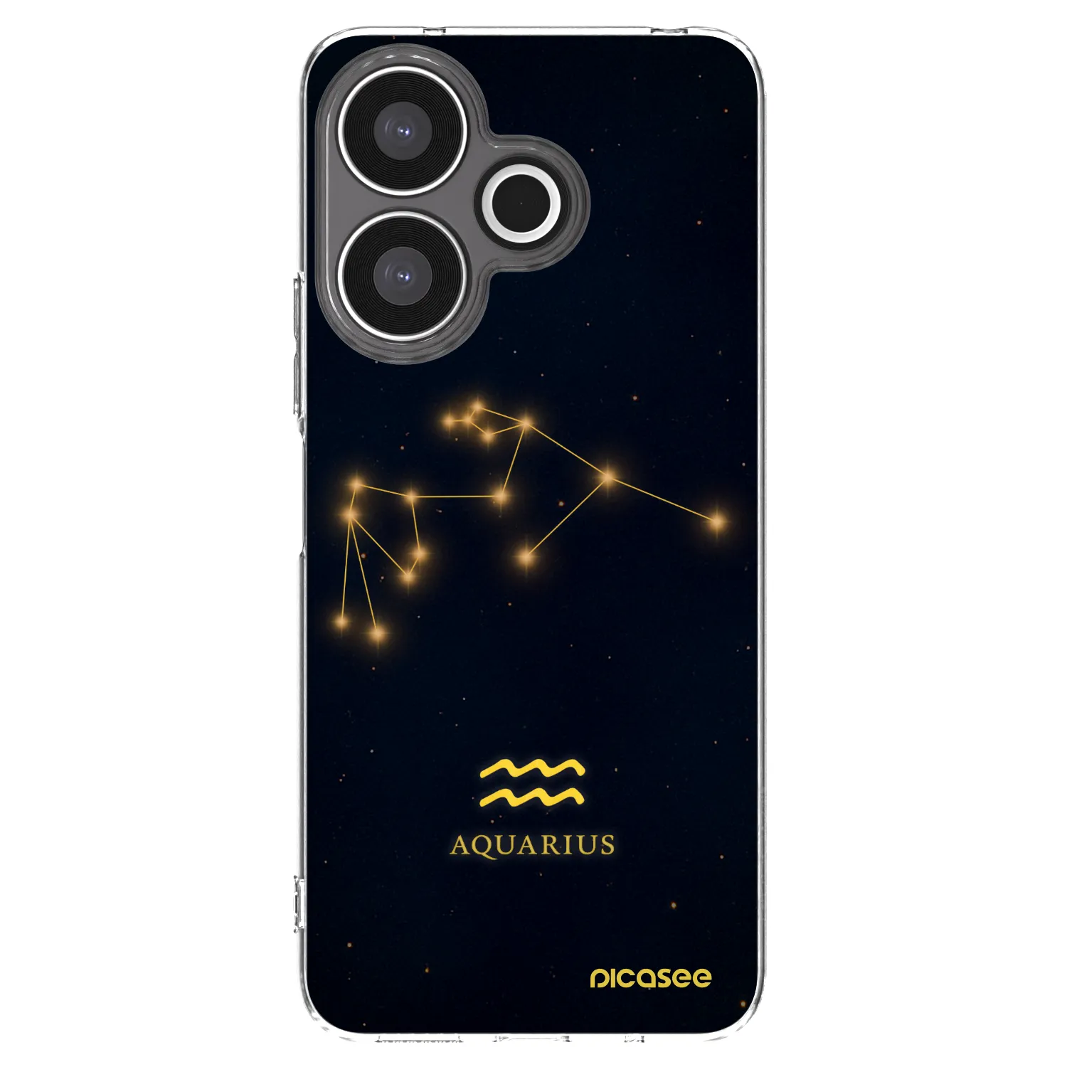 Picasee silikonový průhledný obal pro Xiaomi Redmi 13 4G - AQUARIUS