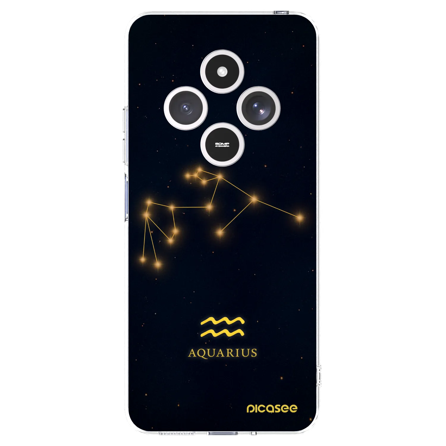Picasee silikonový průhledný obal pro Xiaomi Redmi 14C - AQUARIUS