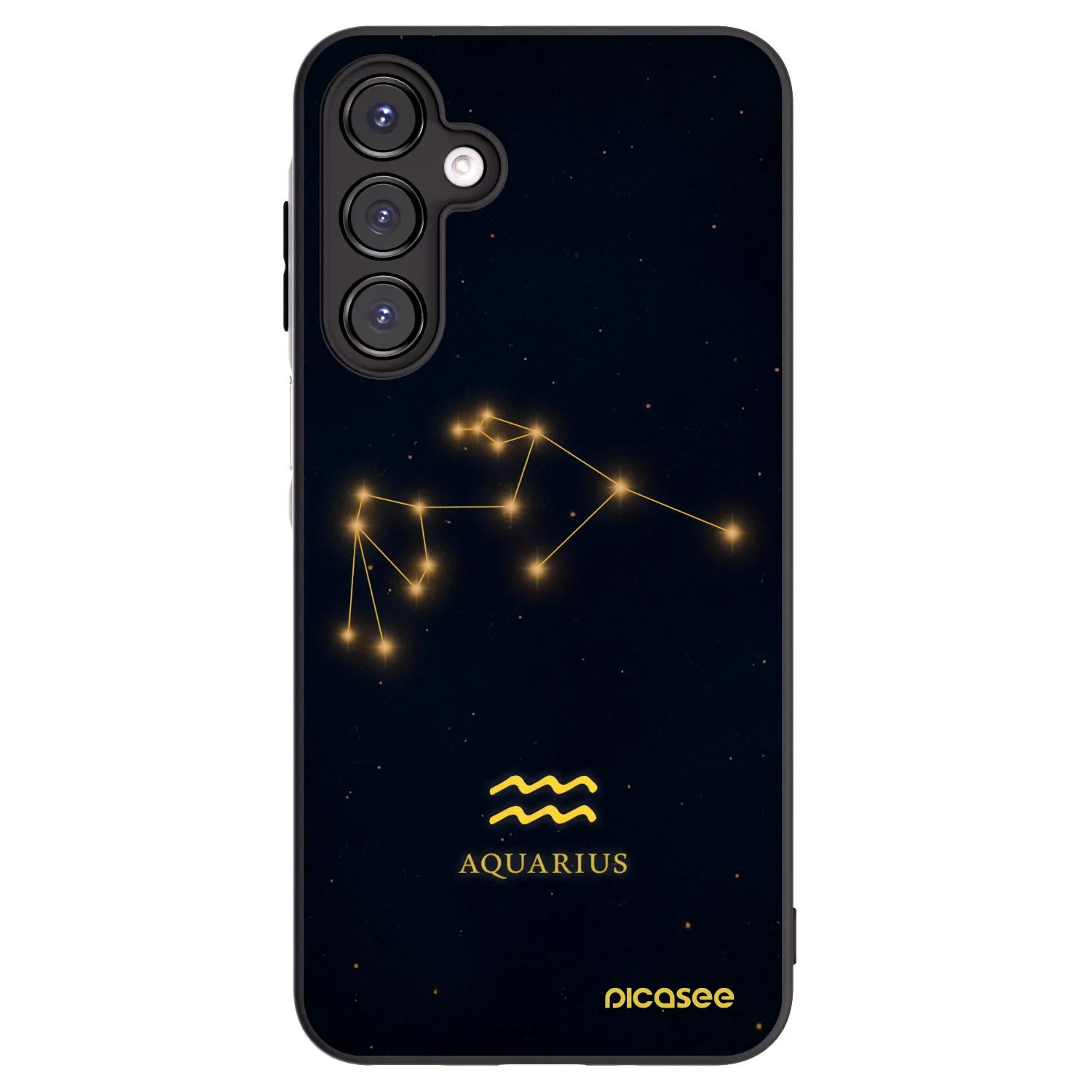 Picasee silikonový černý obal pro Samsung Galaxy A16 5G - AQUARIUS