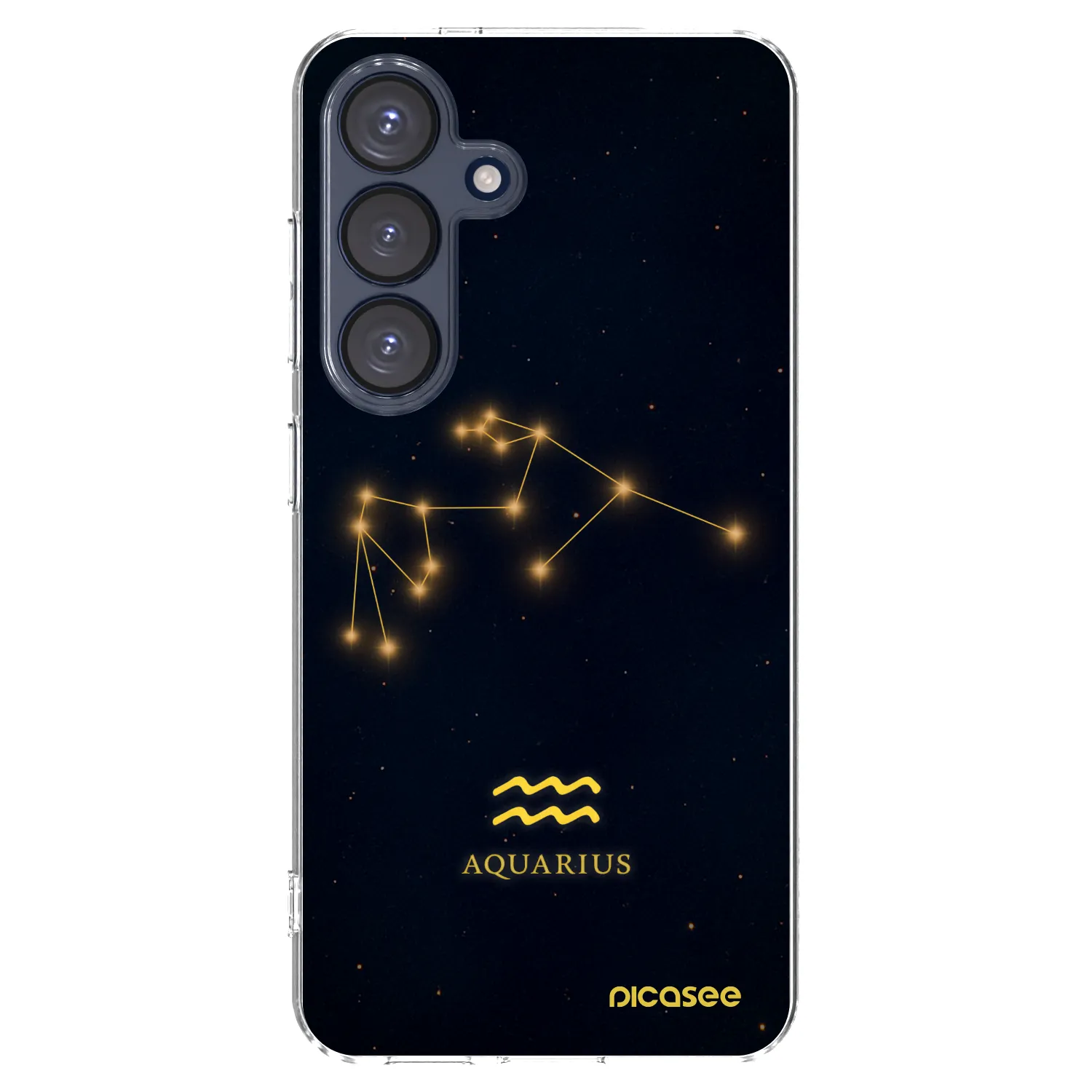 Picasee silikonový průhledný obal pro Samsung Galaxy S25 5G - AQUARIUS