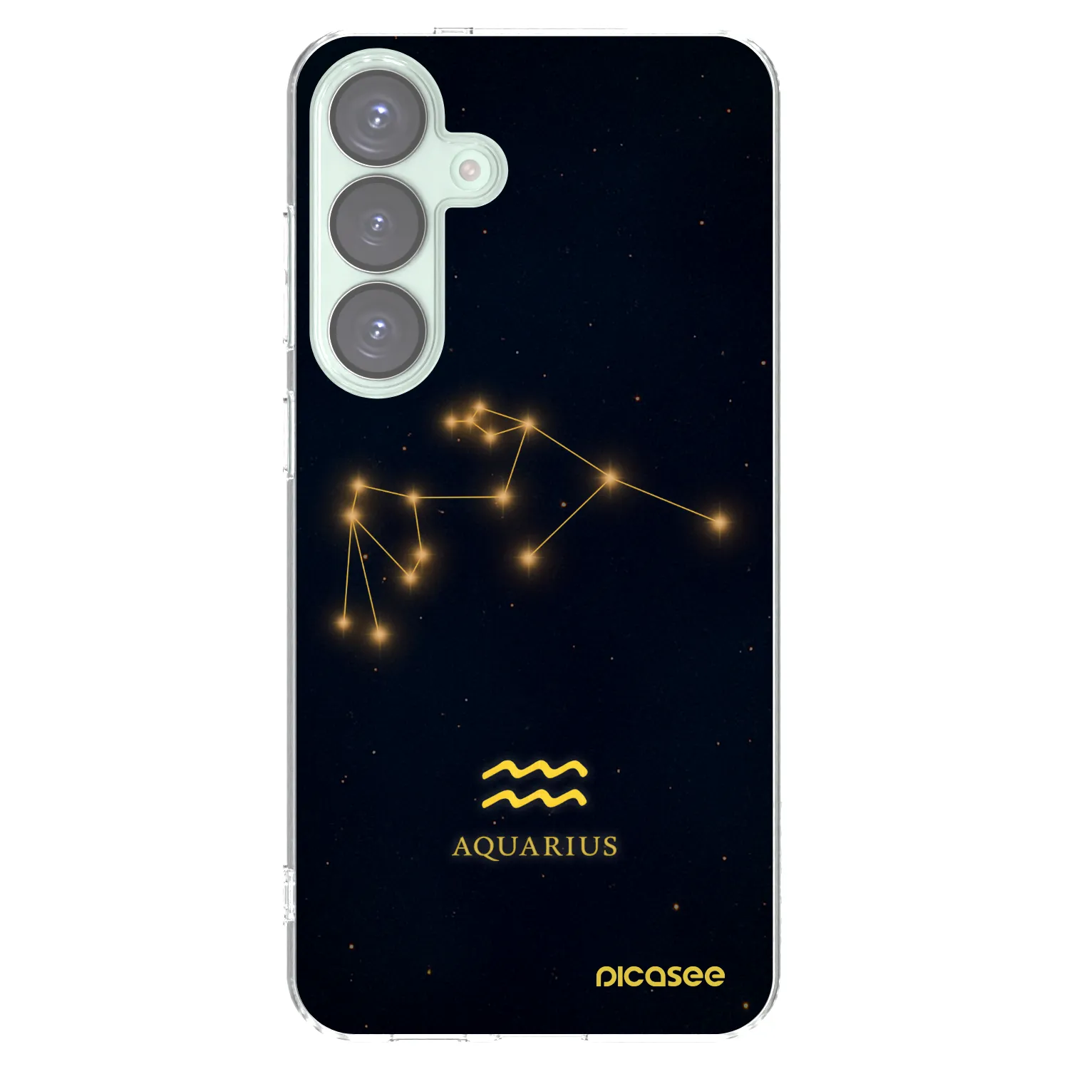Picasee silikonový průhledný obal pro Samsung Galaxy S25+ 5G - AQUARIUS