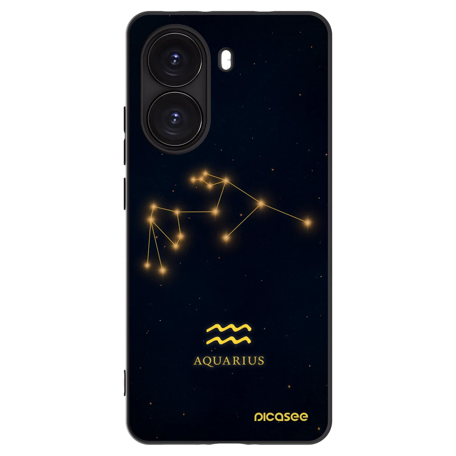 Picasee silikonový černý obal pro Xiaomi Poco X7 Pro 5G - AQUARIUS