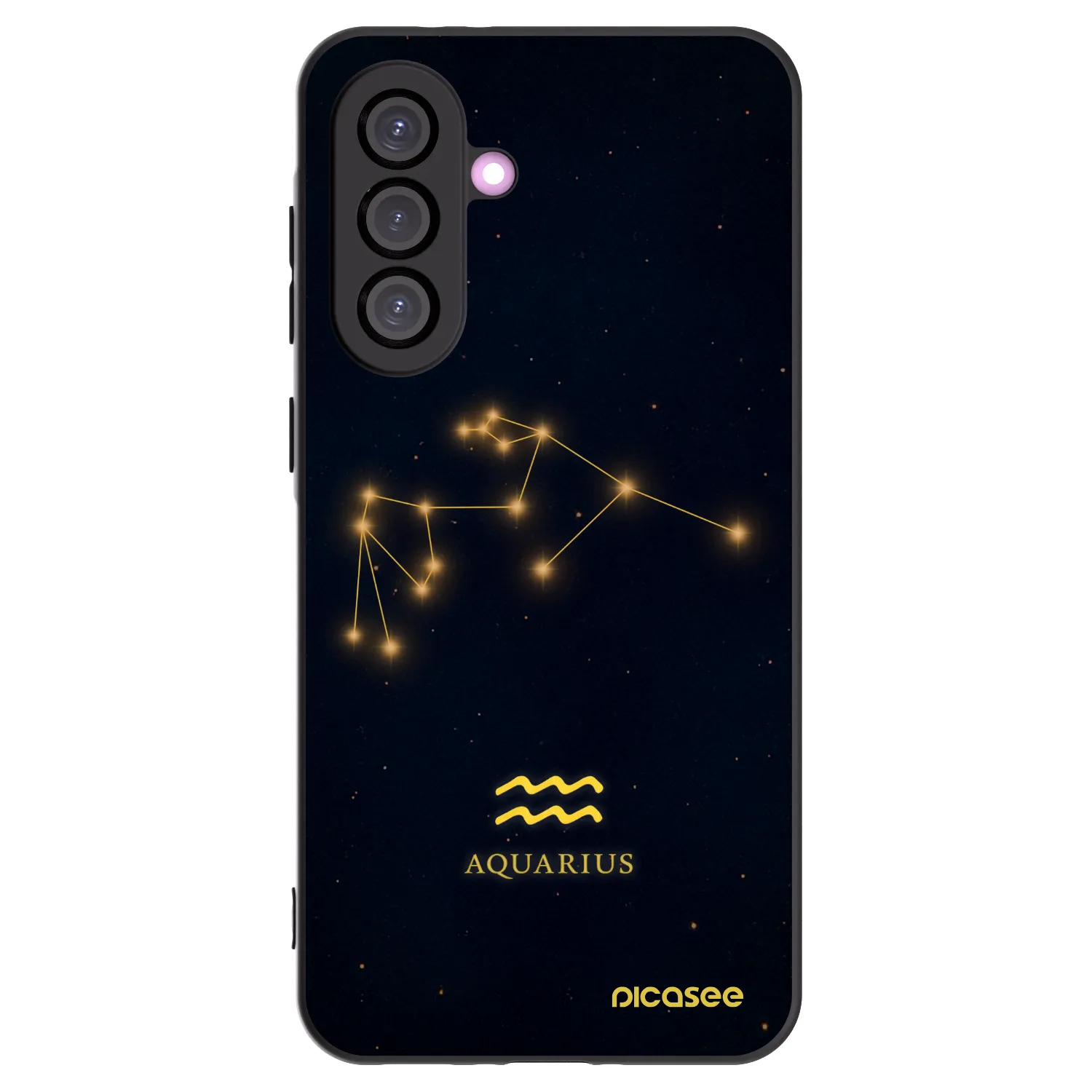 Picasee silikonový černý obal pro Samsung Galaxy A36 5G - AQUARIUS