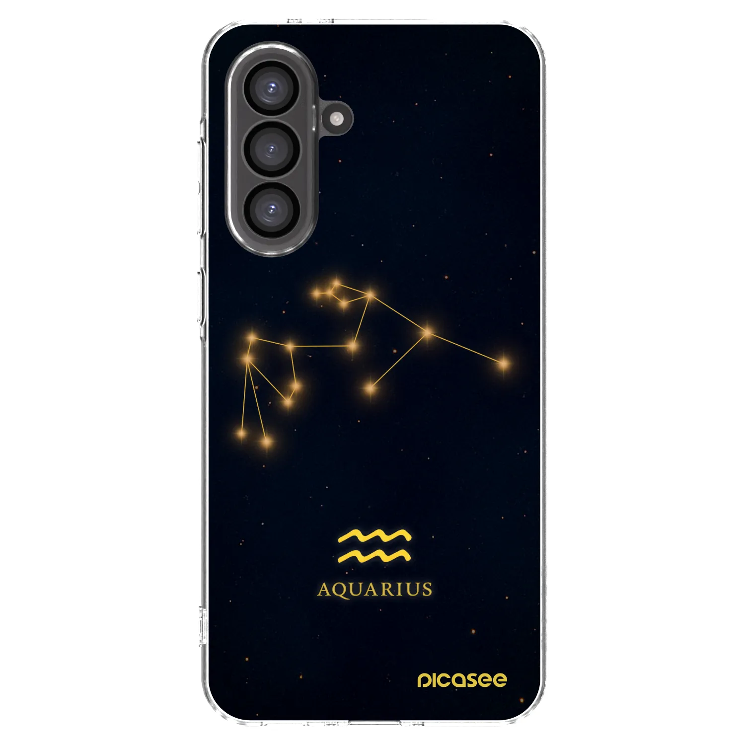 Picasee silikonový průhledný obal pro Samsung Galaxy A36 5G - AQUARIUS