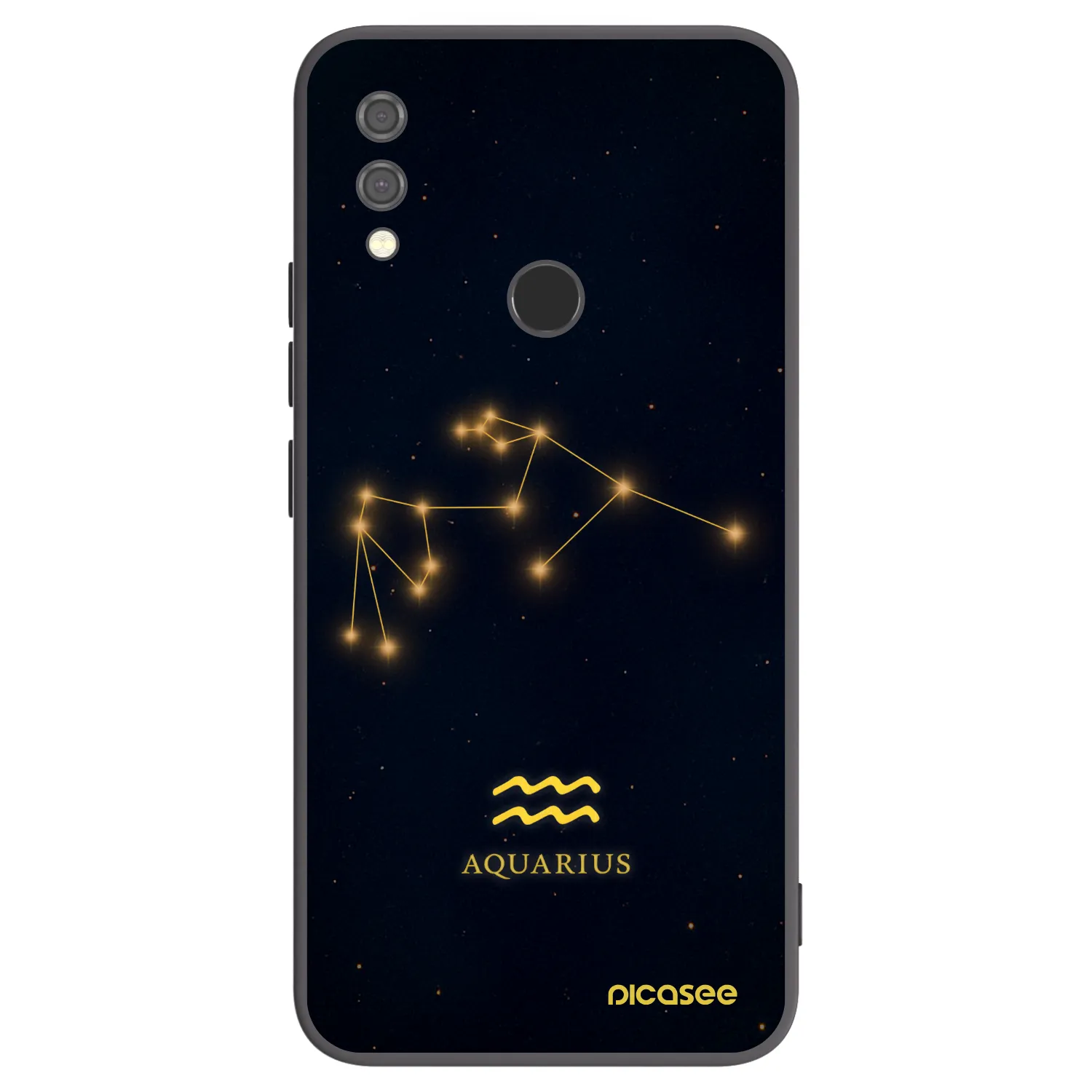 Picasee silikonový černý obal pro Xiaomi Redmi Note 7 - AQUARIUS