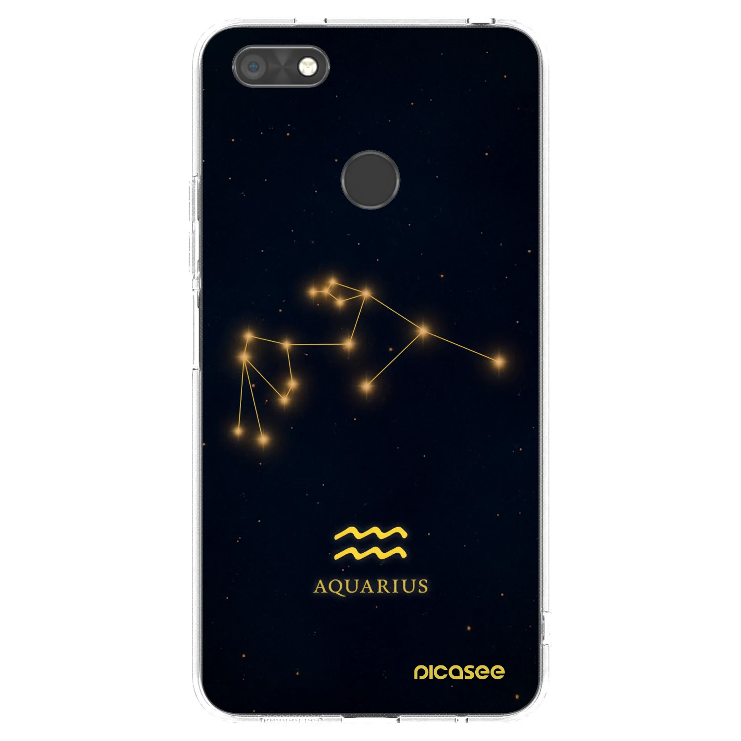 Picasee silikonový průhledný obal pro Huawei P9 Lite Mini - AQUARIUS