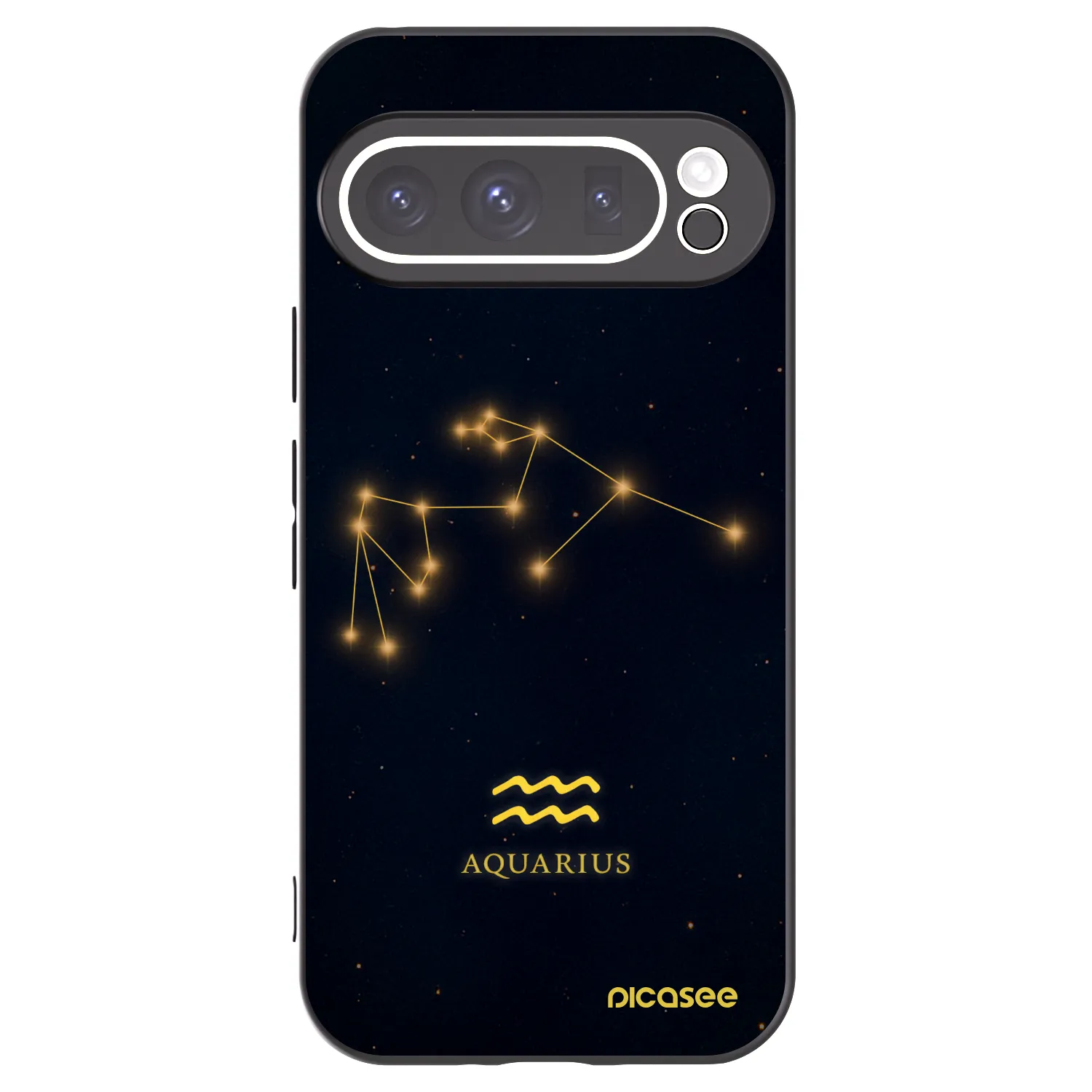 Picasee silikonový černý obal pro Google Pixel 9 Pro - AQUARIUS