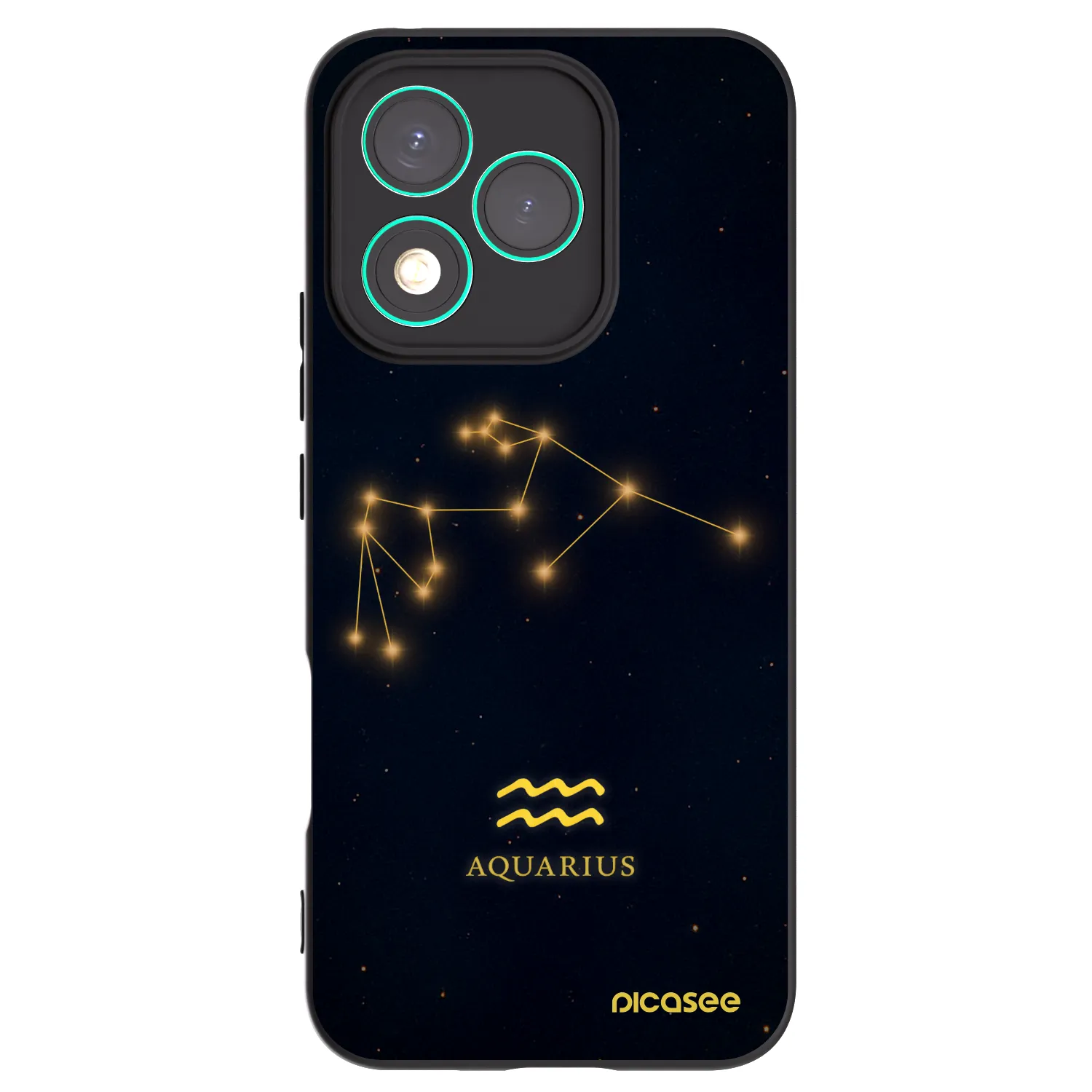 Picasee silikonový černý obal pro Honor 400 Lite 5G - AQUARIUS