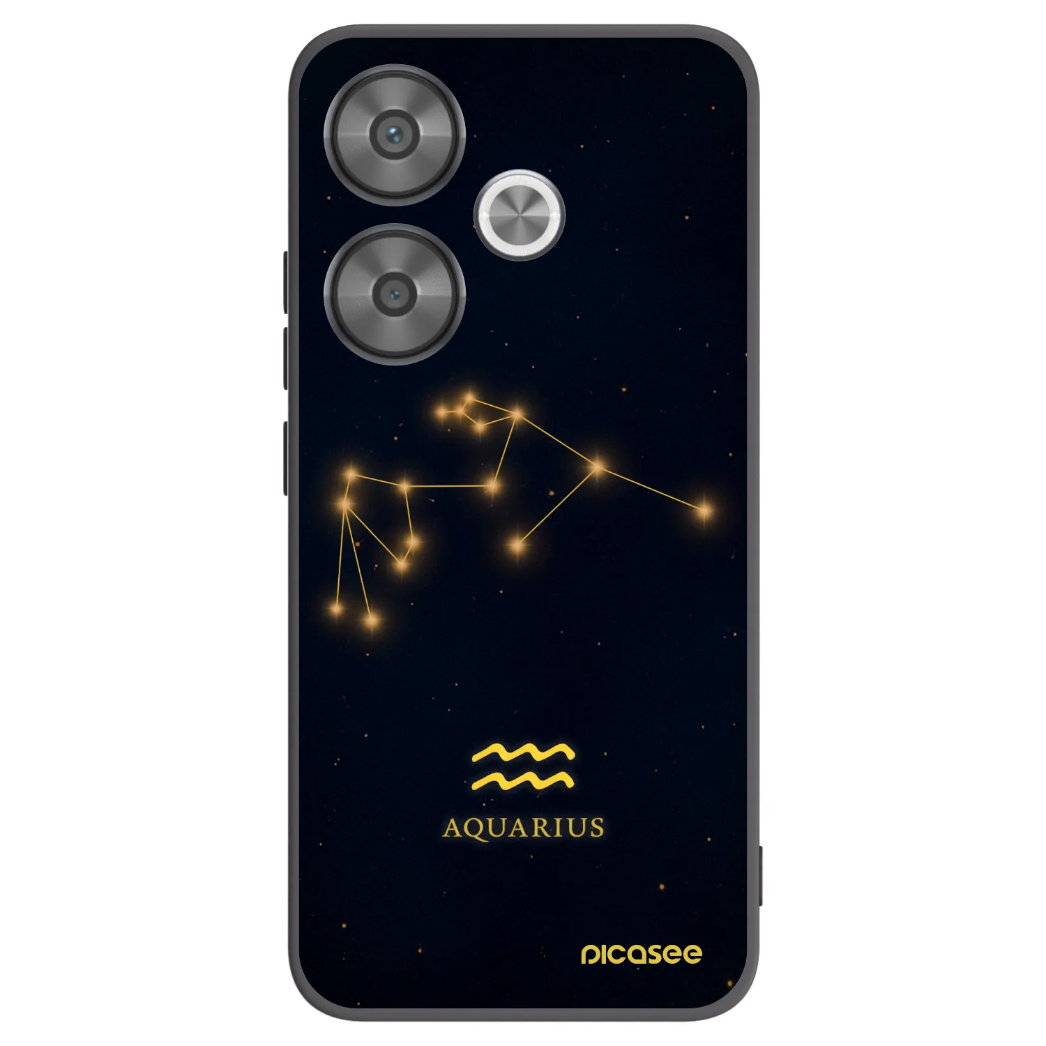 Picasee silikonový černý obal pro Xiaomi Poco F6 - AQUARIUS