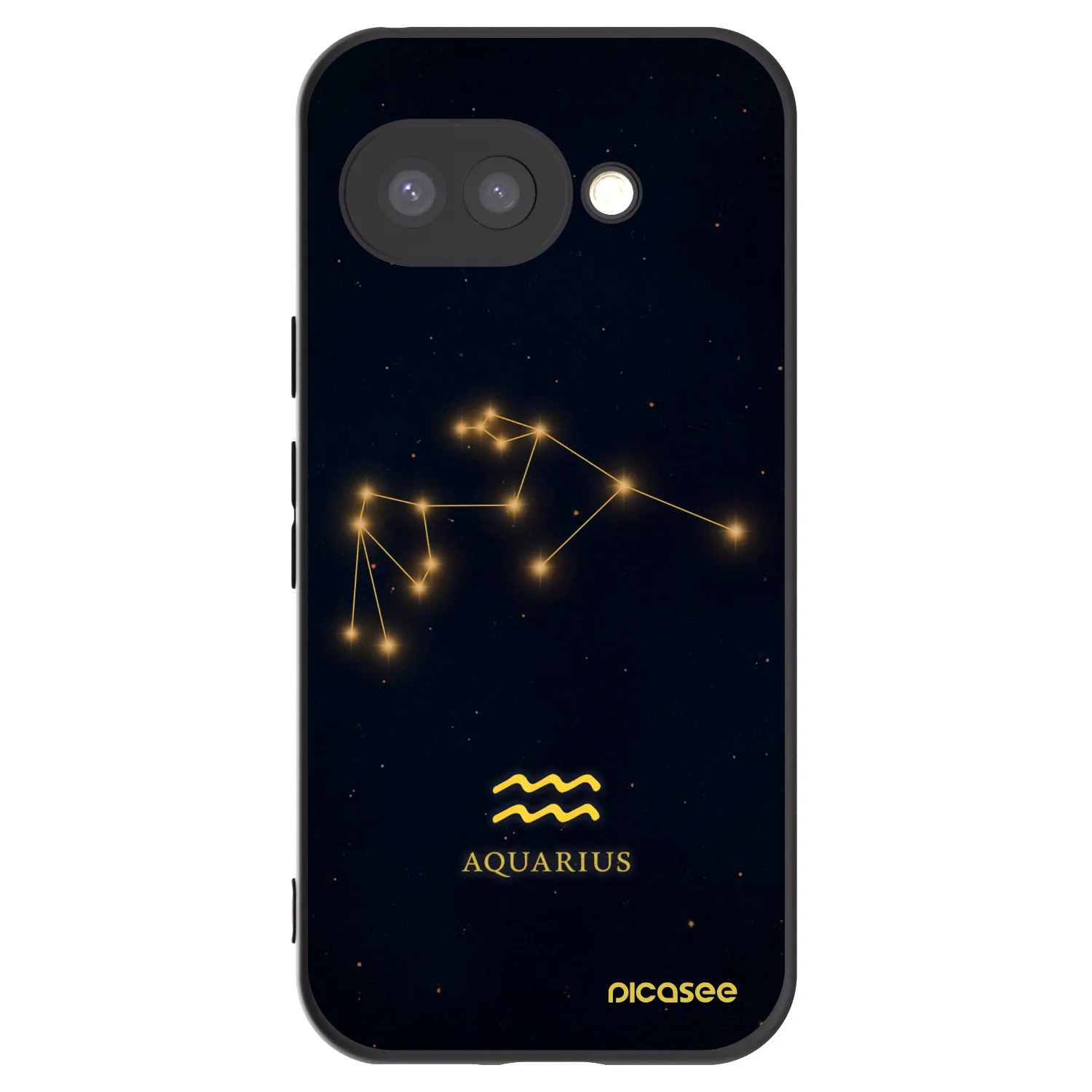 Picasee silikonový černý obal pro Google Pixel 9a - AQUARIUS