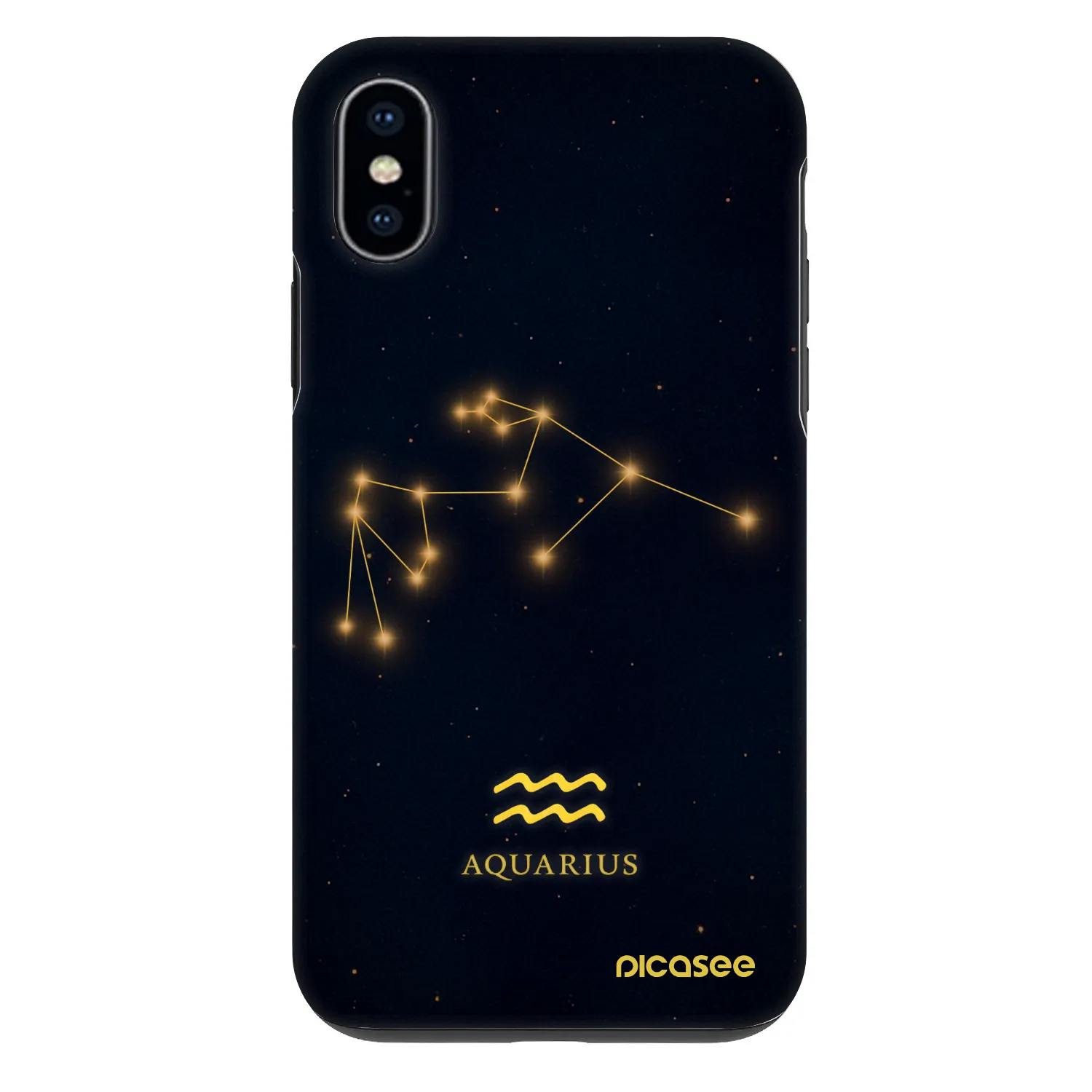 Picasee Fashion Case pro Apple iPhone X/XS - AQUARIUS