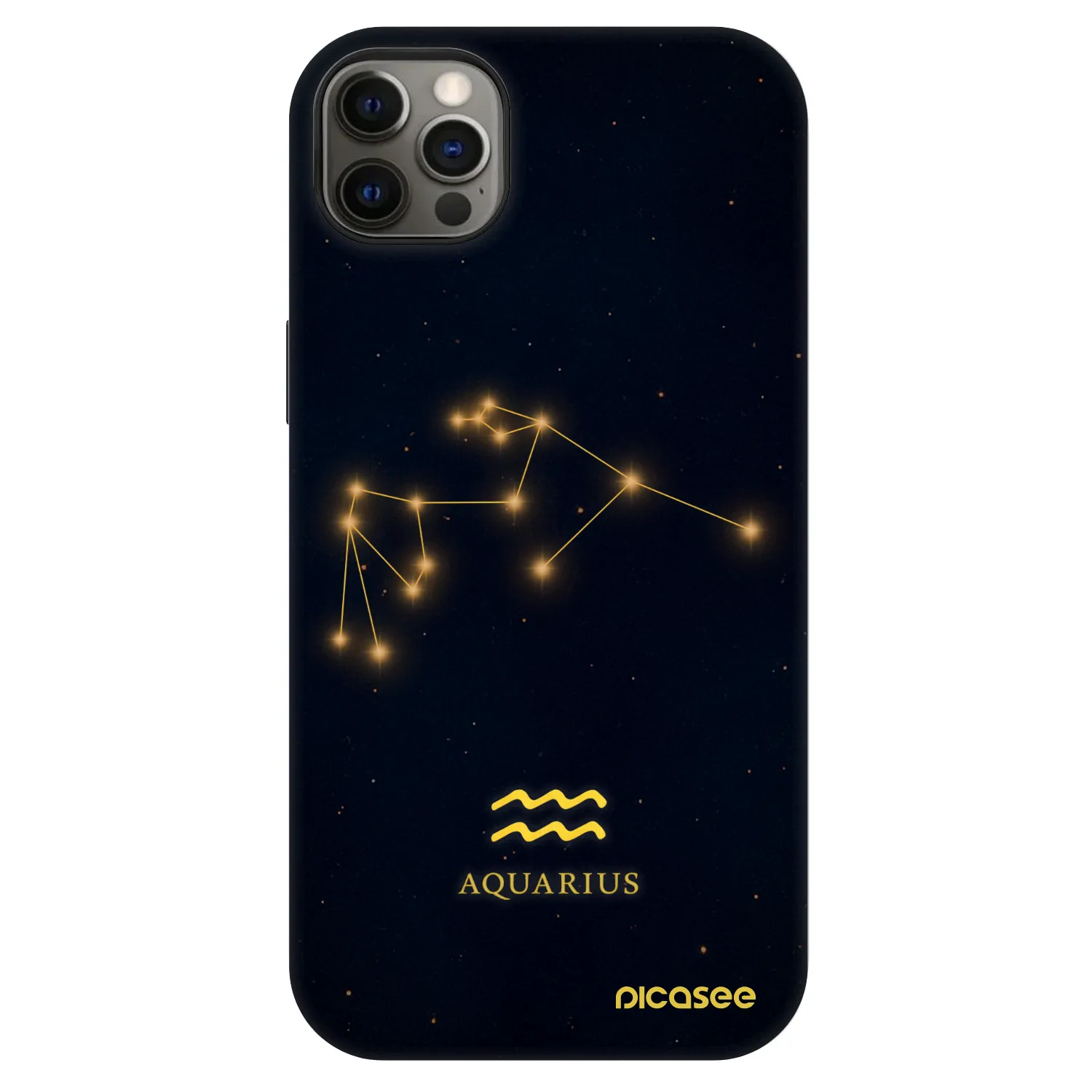 Picasee Fashion Case MagSafe Apple iPhone 12 Pro Max - AQUARIUS