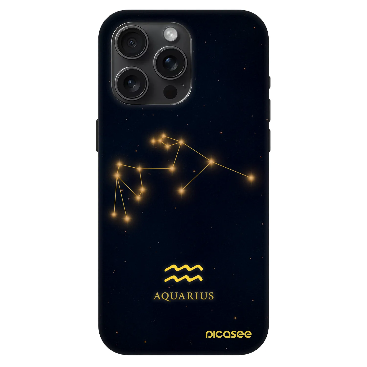 Picasee Fashion Case MagSafe Apple iPhone 15 Pro Max - AQUARIUS