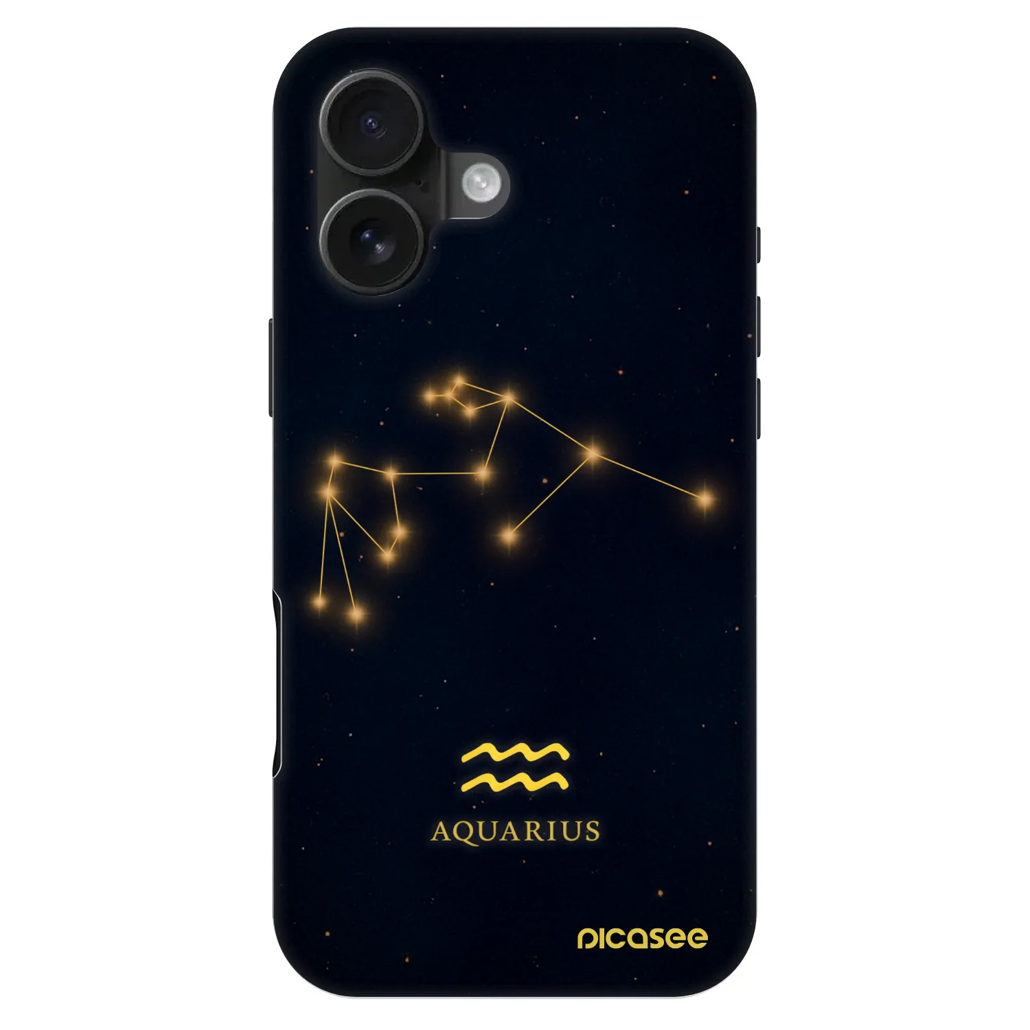 Picasee Fashion Case MagSafe Apple iPhone 16 - AQUARIUS