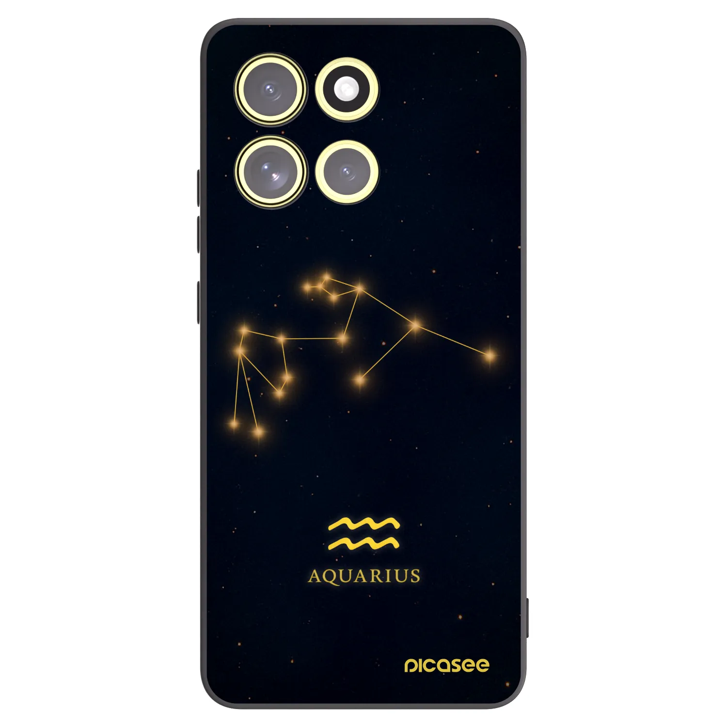 Picasee silikonový černý obal pro Motorola Moto G86 5G - AQUARIUS