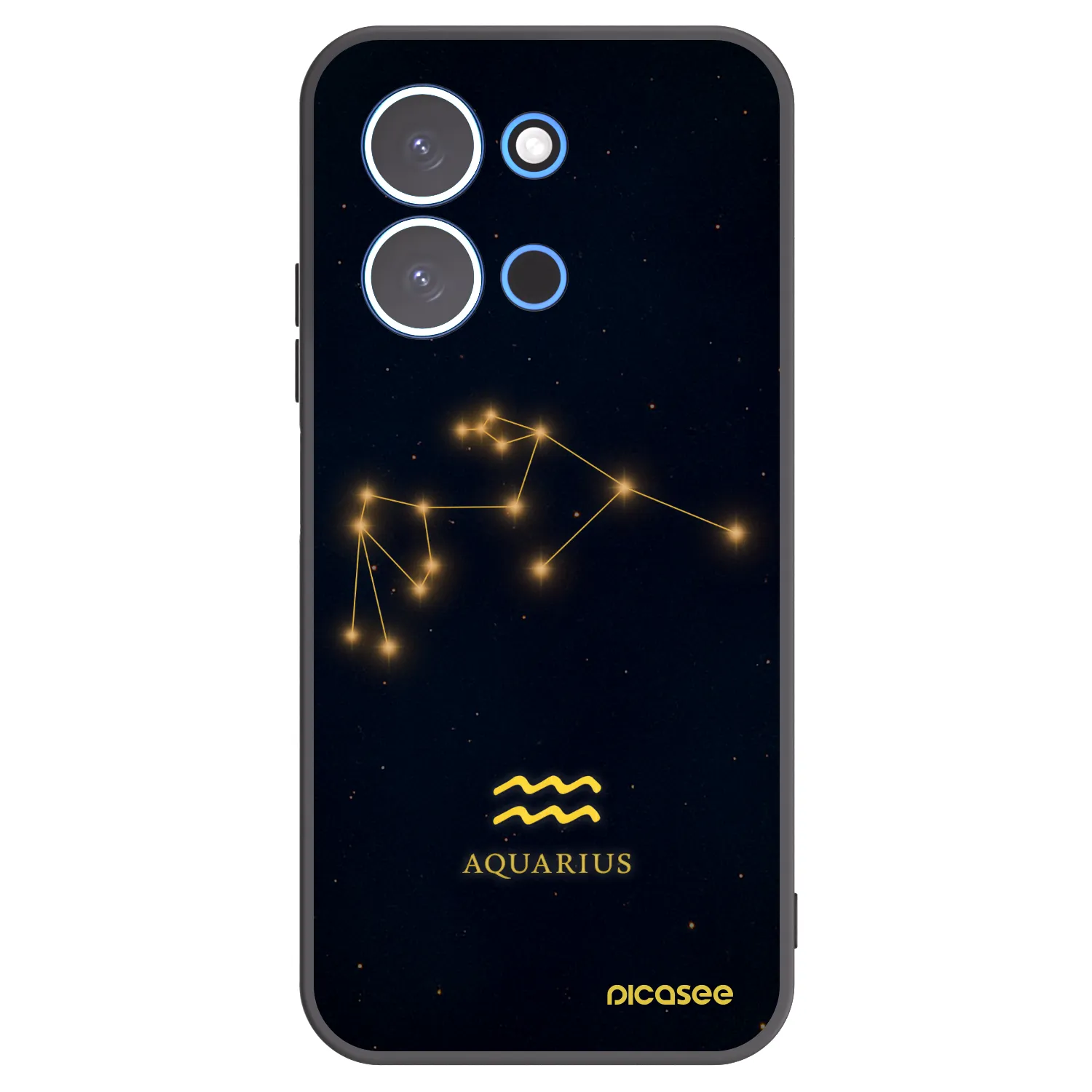 Picasee silikonový černý obal pro Xiaomi Redmi 15C 4G - AQUARIUS