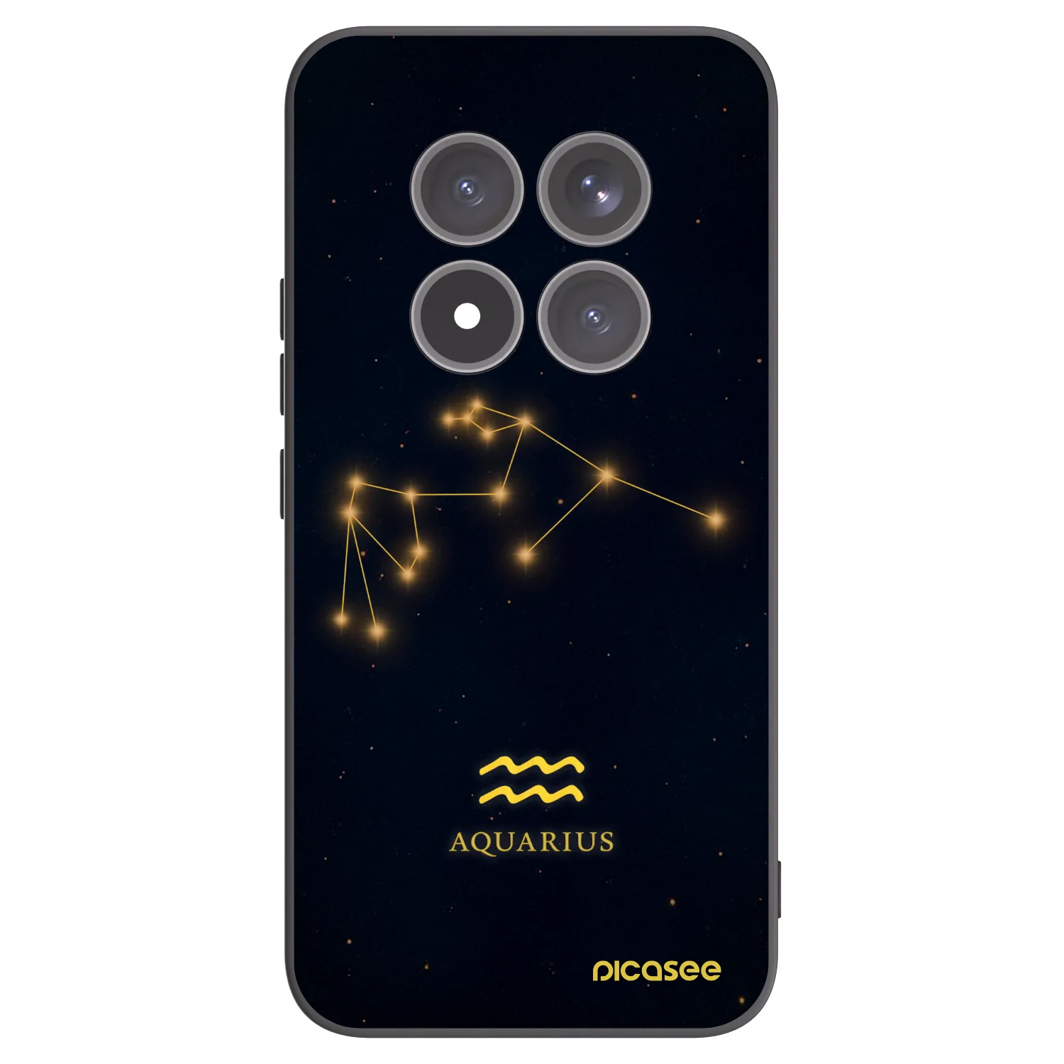 Picasee silikonový černý obal pro Xiaomi Redmi Note 15 Pro+ - AQUARIUS