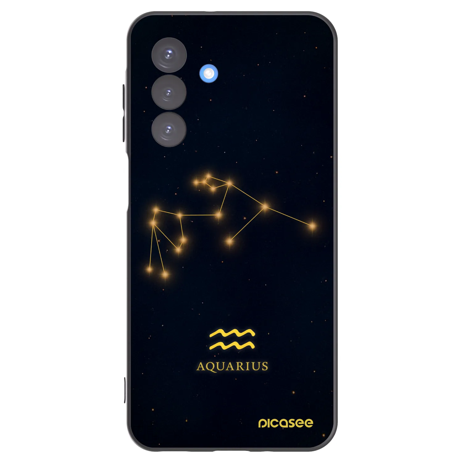 Picasee silikonový černý obal pro Samsung Galaxy A17 5G - AQUARIUS
