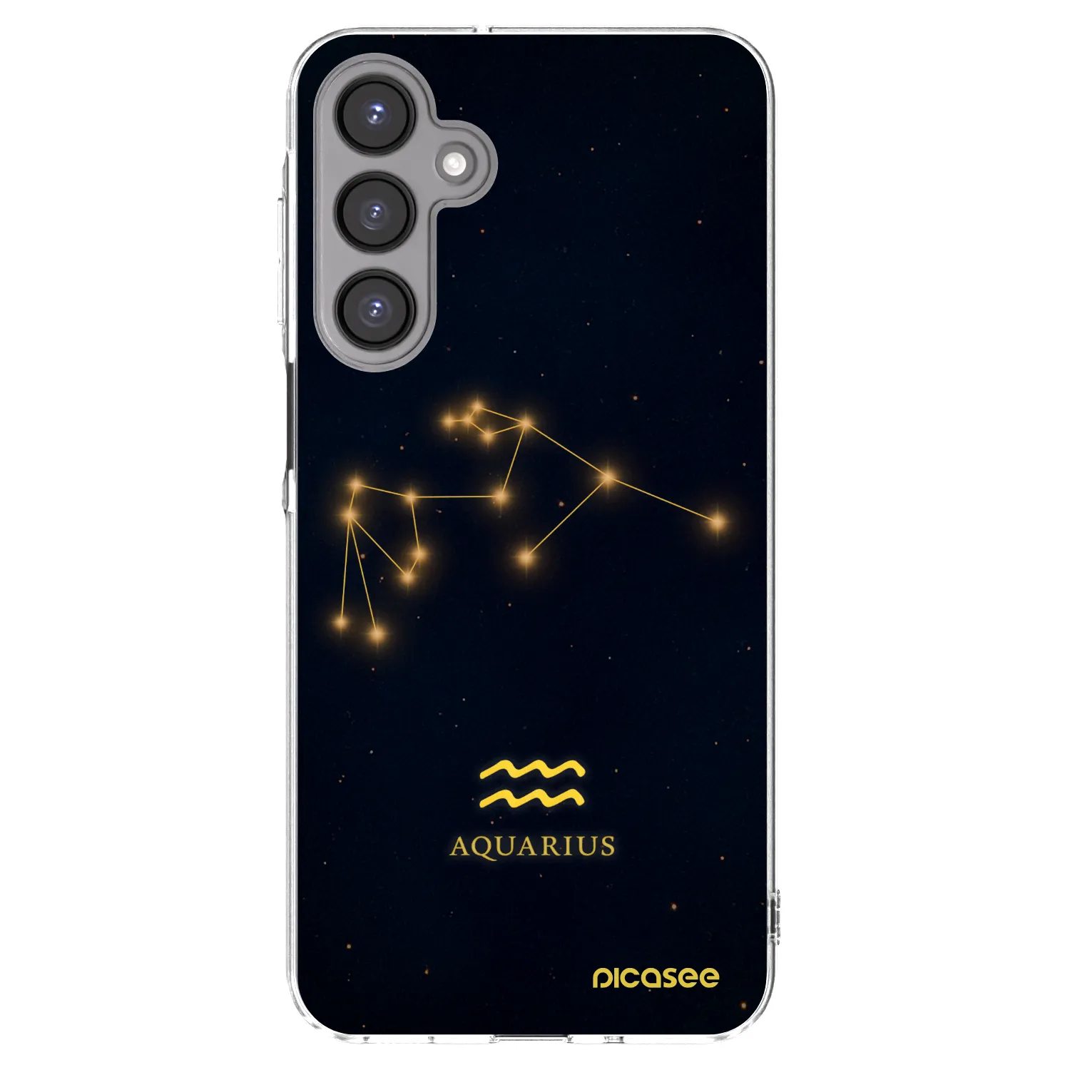 Picasee silikonový průhledný obal pro Samsung Galaxy A16 4G - AQUARIUS