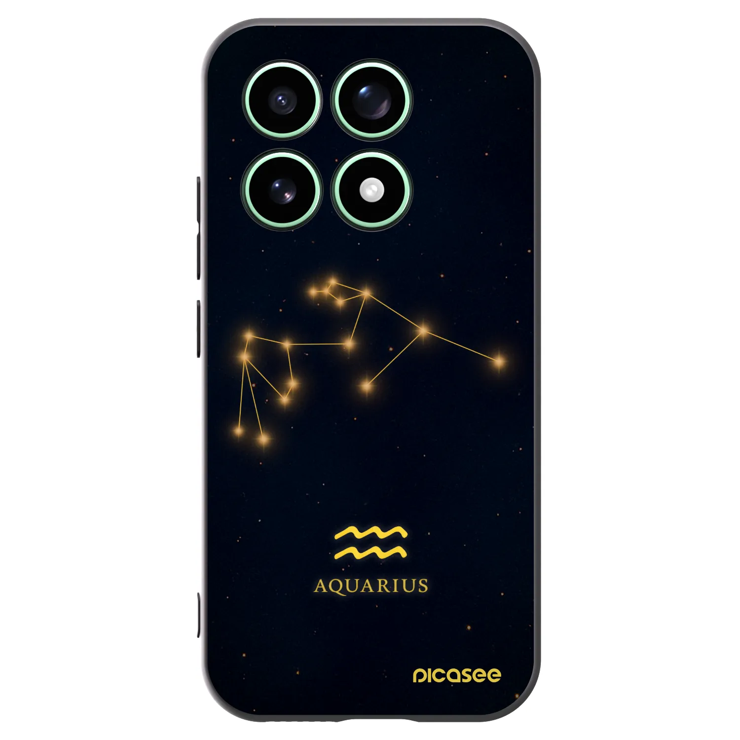 Picasee silikonový černý obal pro Xiaomi 17 - AQUARIUS