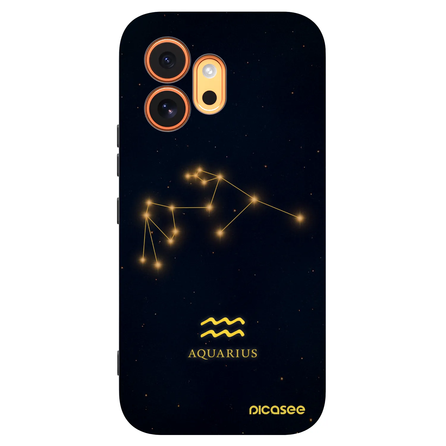 Picasee silikonový černý obal pro Honor 600 - AQUARIUS