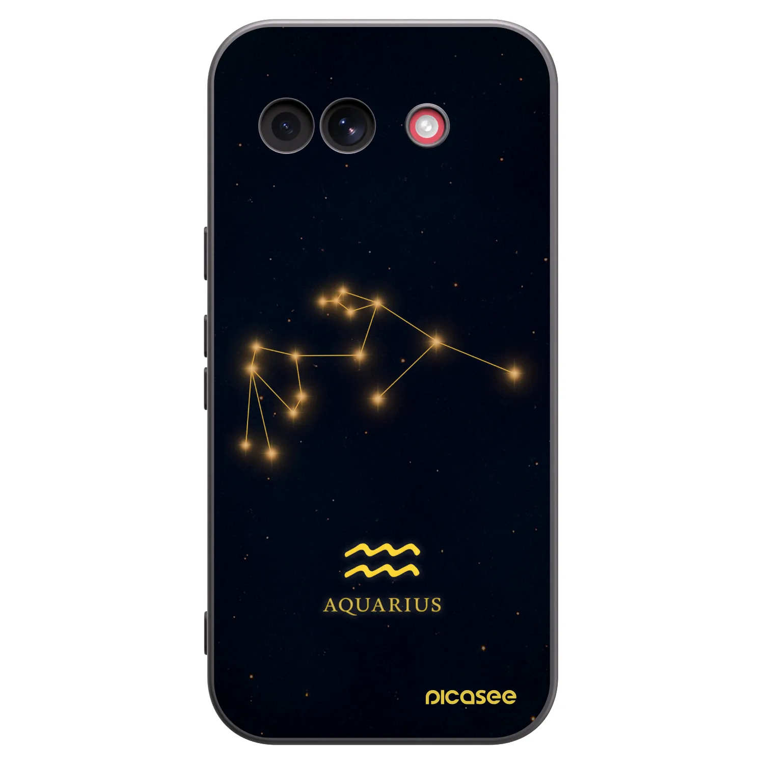 Picasee silikonový černý obal pro Google Pixel 10a - AQUARIUS