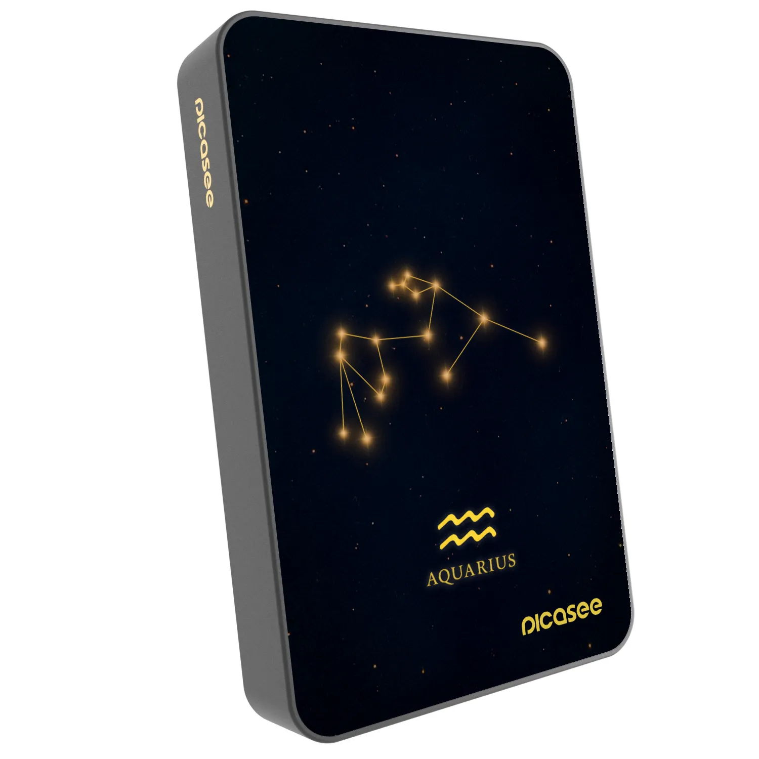 Picasee Powerbanka s MagSafe 10 000 mAh Šedá - AQUARIUS