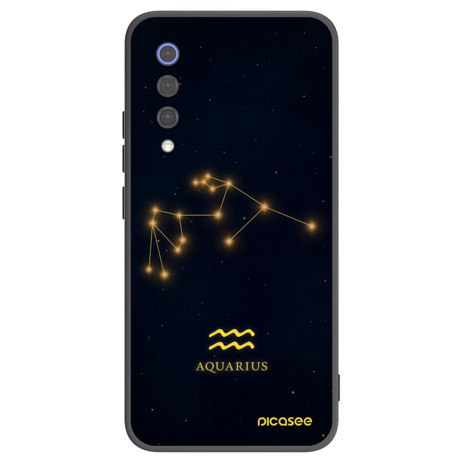 Picasee silikonový černý obal pro Xiaomi Mi 9 SE - AQUARIUS