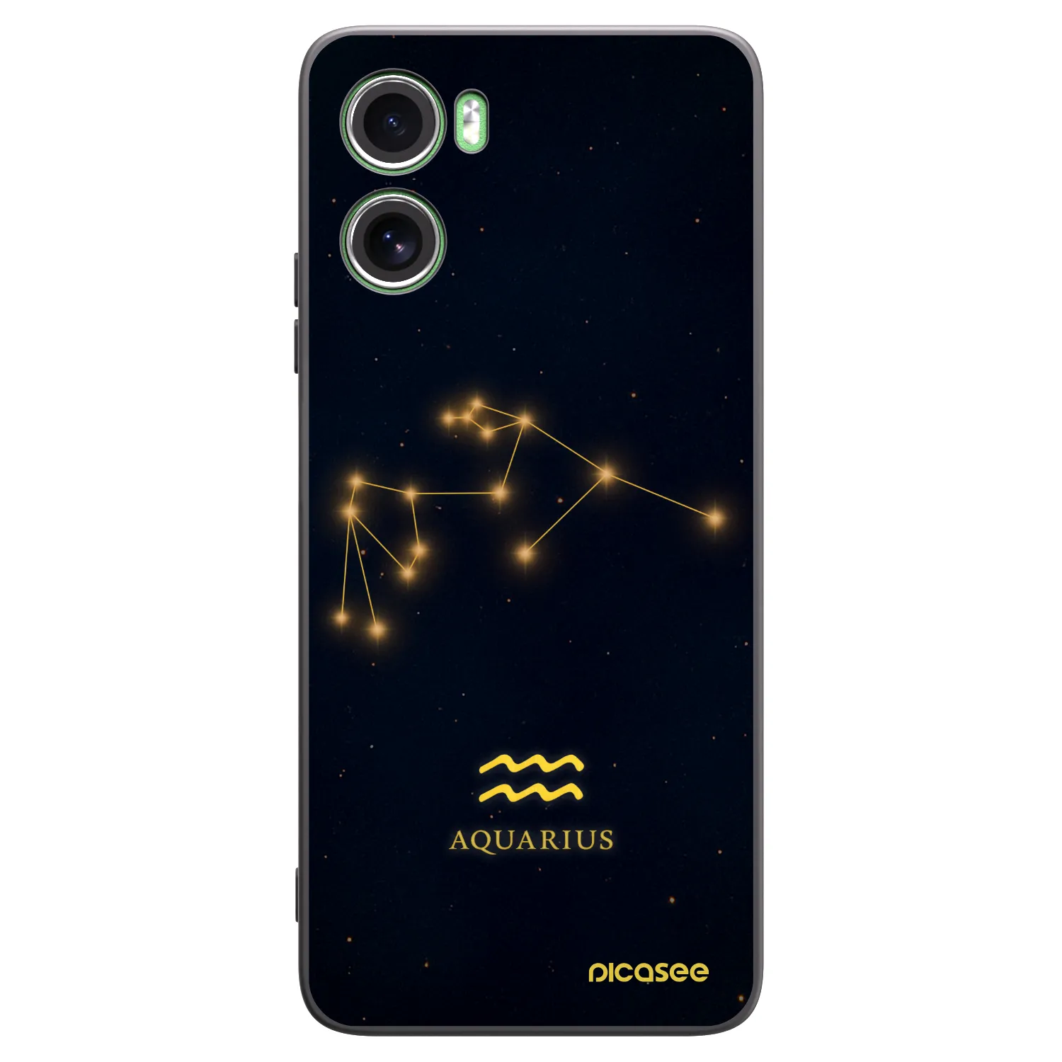 Picasee silikonový černý obal pro Motorola Moto G06 - AQUARIUS