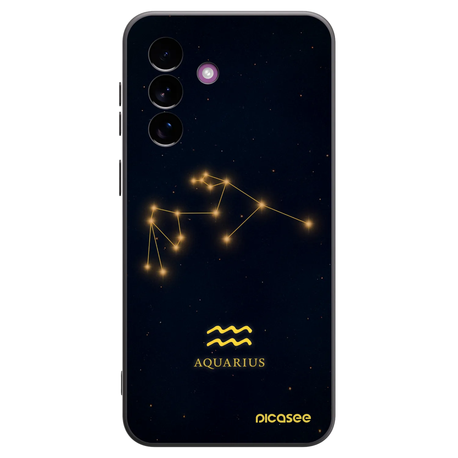Picasee silikonový černý obal pro Samsung Galaxy A37 - AQUARIUS