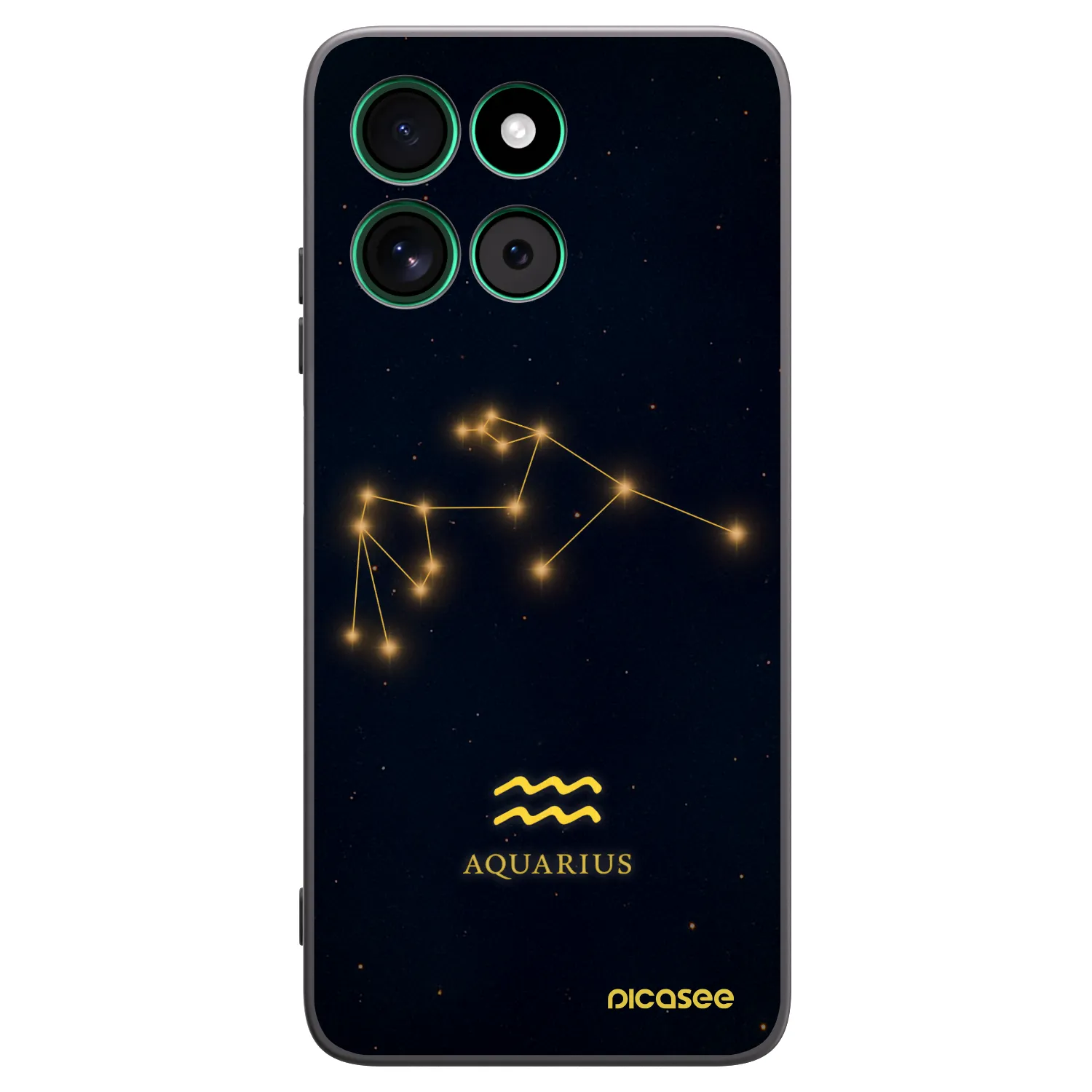 Picasee silikonový černý obal pro Motorola Moto G57 Power - AQUARIUS