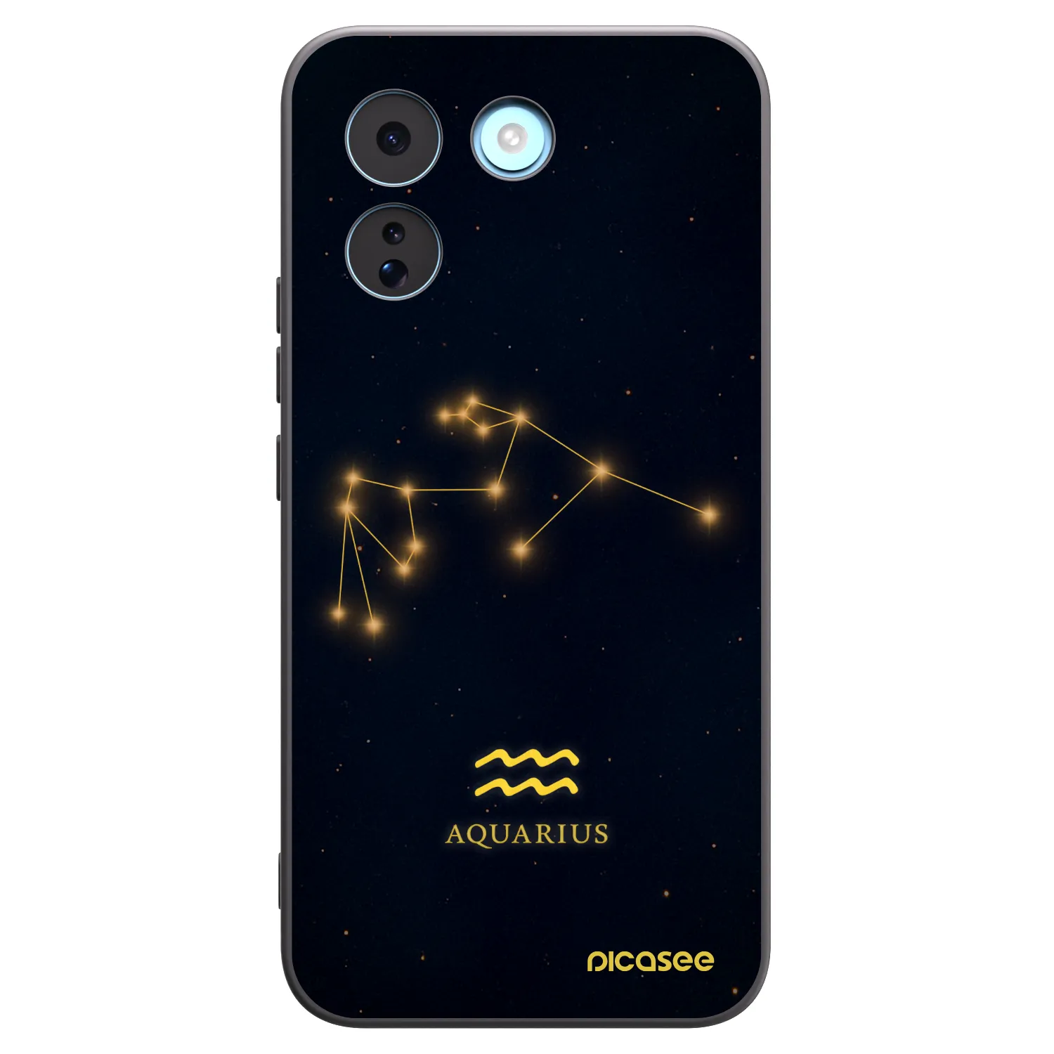 Picasee silikonový černý obal pro Xiaomi Redmi Note 17 Pro MAX 5G - AQUARIUS