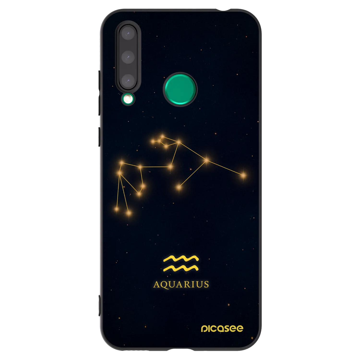 Picasee silikonový černý obal pro Honor 20 Lite - AQUARIUS