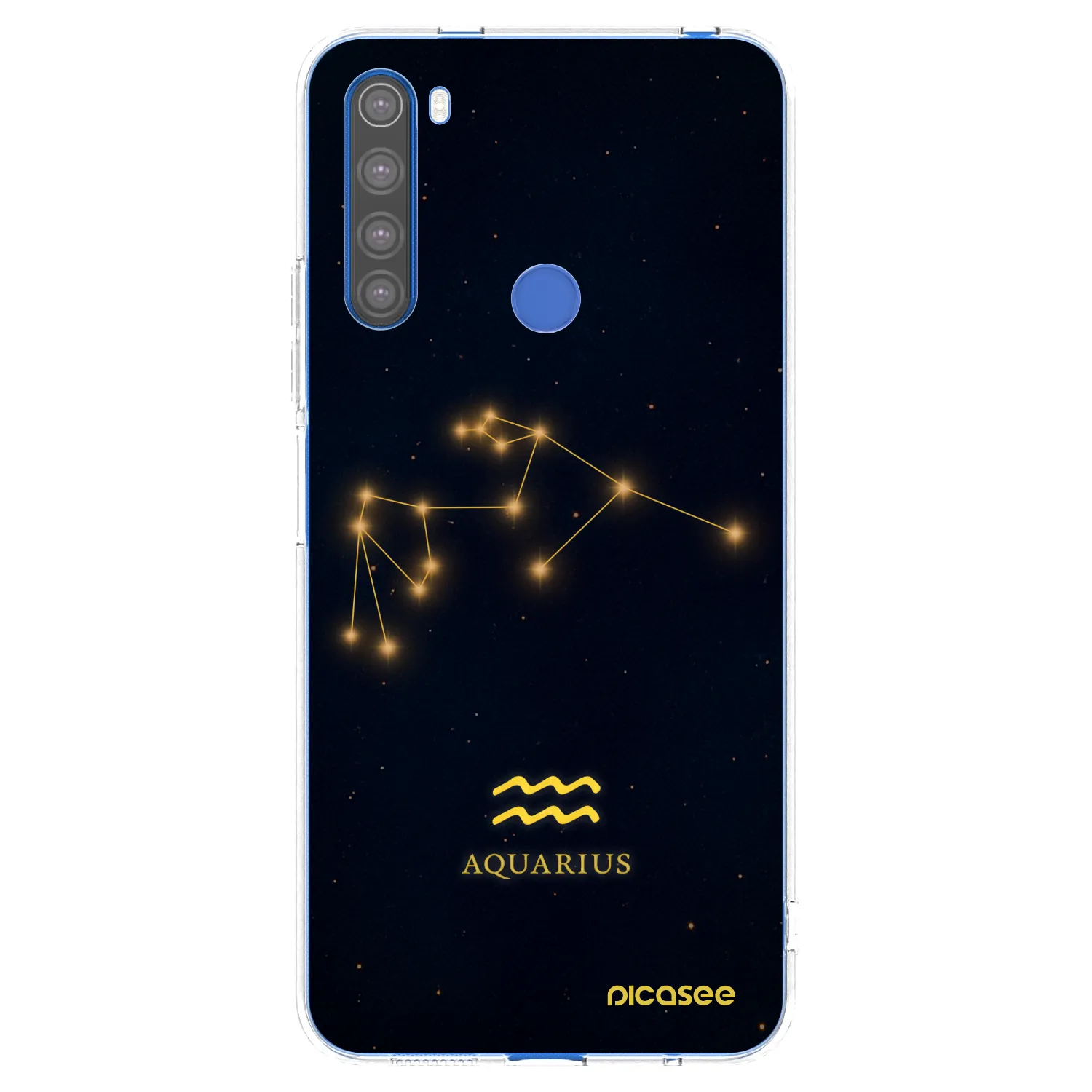 Picasee silikonový průhledný obal pro Xiaomi Redmi Note 8T - AQUARIUS