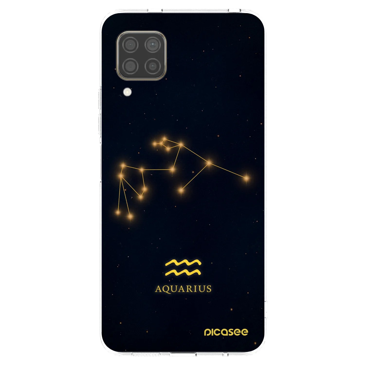 Picasee silikonový průhledný obal pro Huawei P40 Lite - AQUARIUS