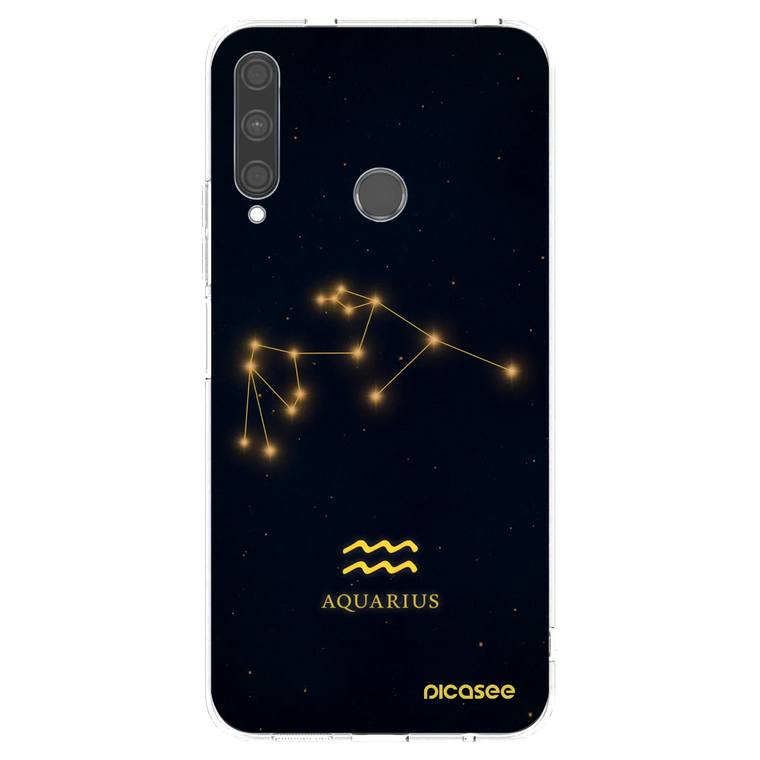 Picasee silikonový průhledný obal pro Huawei P40 Lite E - AQUARIUS