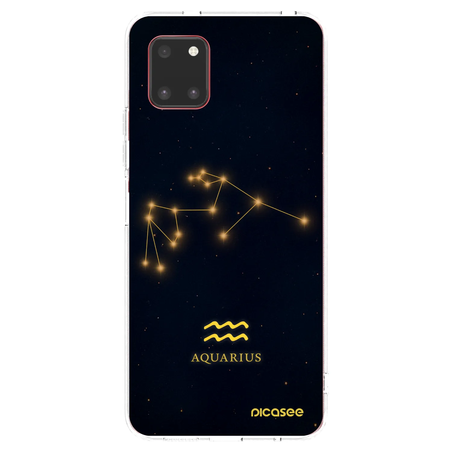 Picasee silikonový průhledný obal pro Samsung Galaxy Note 10 Lite N770F - AQUARIUS