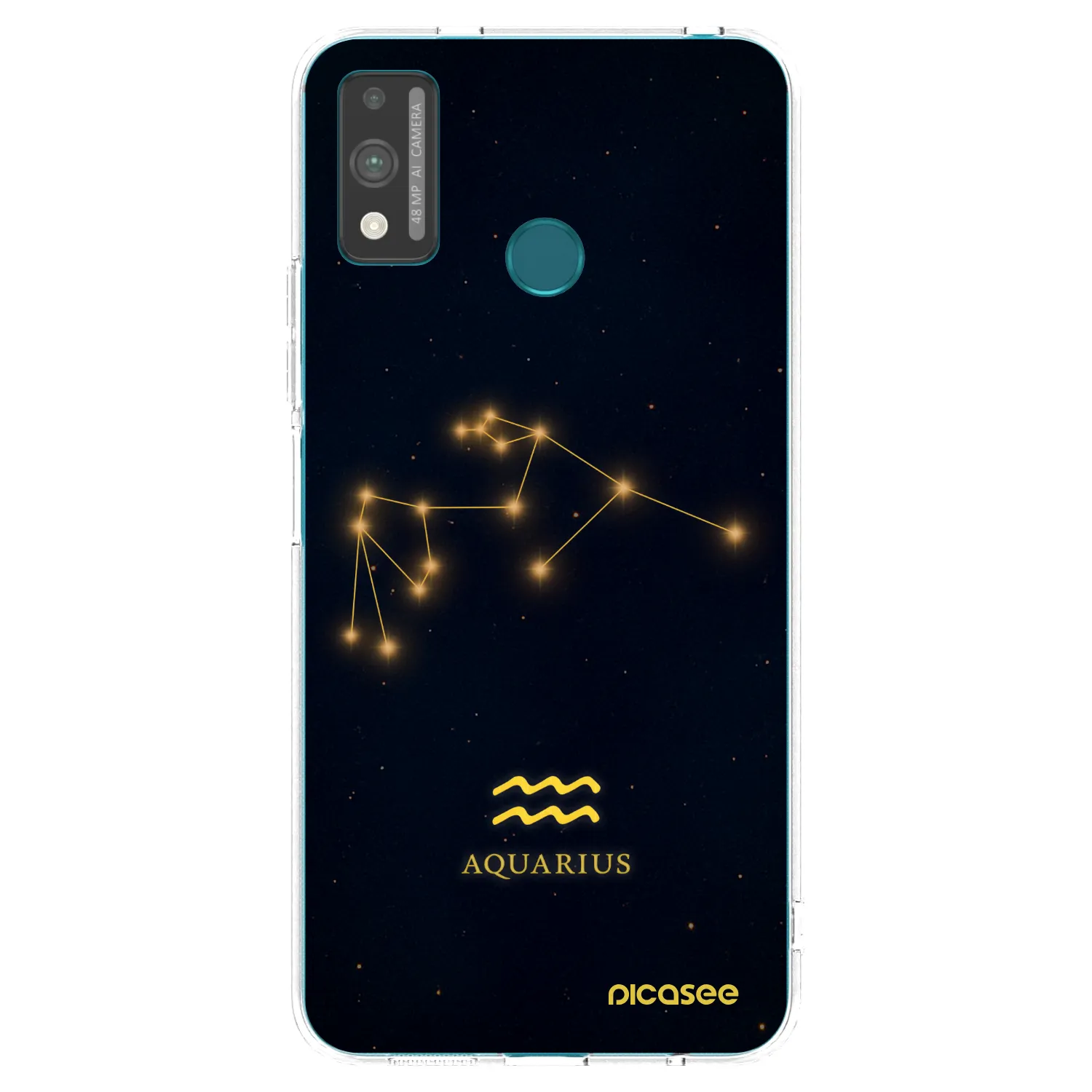 Picasee silikonový průhledný obal pro Honor 9X Lite - AQUARIUS
