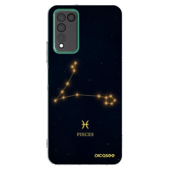 Picasee silikonový průhledný obal pro Honor 10X Lite - PISCES
