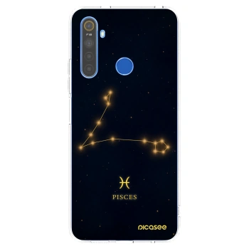 Picasee silikonový průhledný obal pro Realme 5 - PISCES