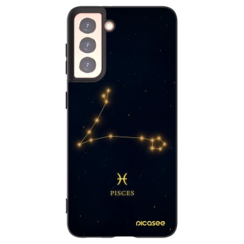 Picasee silikonový černý obal pro Samsung Galaxy S21 5G G991B - PISCES