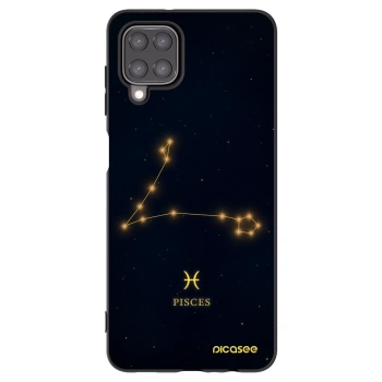 Picasee silikonový černý obal pro Samsung Galaxy A12 A125F - PISCES