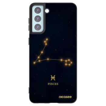 Picasee silikonový černý obal pro Samsung Galaxy S21+ 5G G996F - PISCES